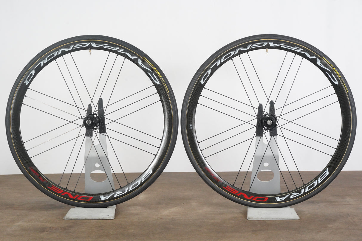 Campagnolo Bora One 35 Carbon Tubular Disc Brake Wheelset Campagnolo 11 Speed