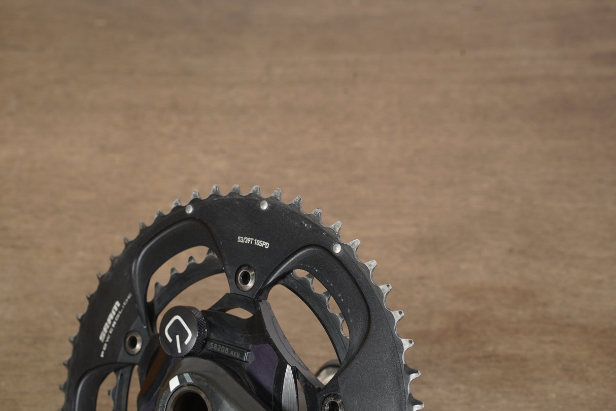 172.5mm 53/39T GXP Quarq Elsa Carbon Power Meter Road Crankset
