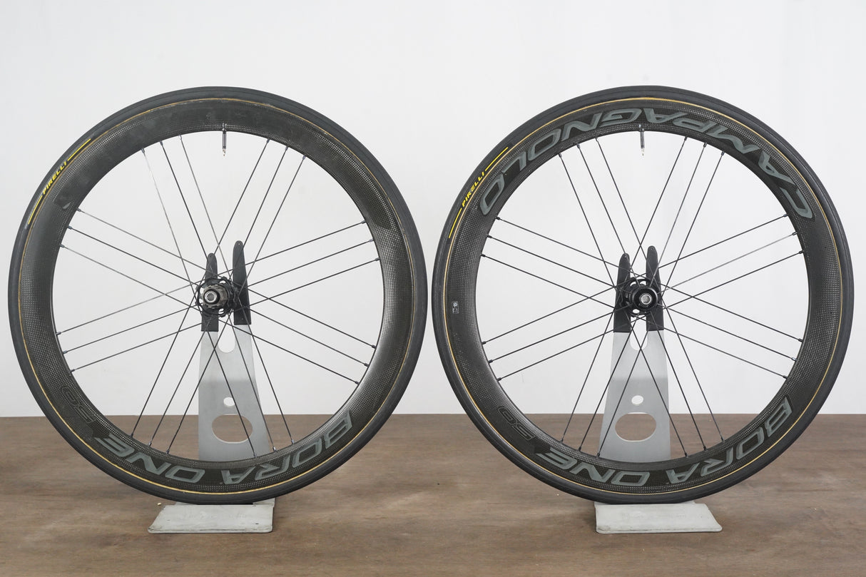 Campagnolo Bora One 50 Carbon Tubular Disc Brake Wheelset Campagnolo 11 Speed