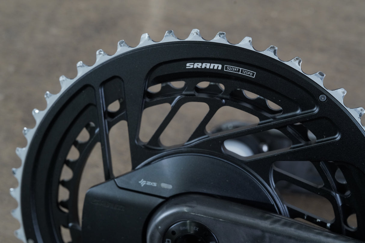 170mm 52/39T DUB SRAM Red AXS E1 Quarq 12 Speed Power Meter Crankset 621g