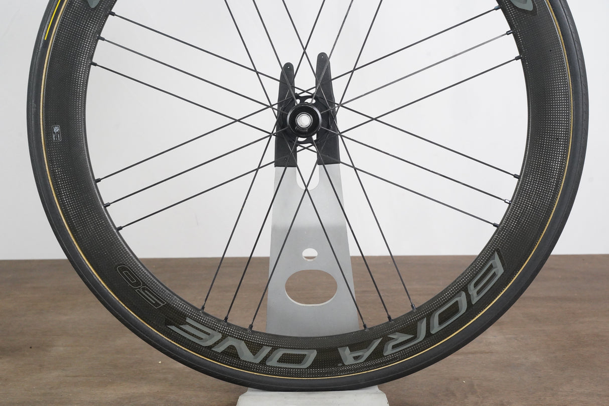 Campagnolo Bora One 50 Carbon Tubular Disc Brake Wheelset Campagnolo 11 Speed