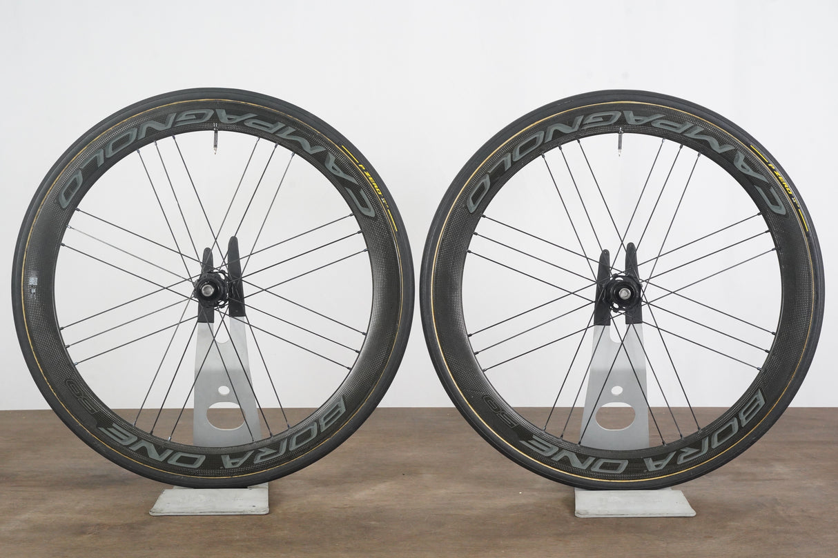 Campagnolo Bora One 50 Carbon Tubular Disc Brake Wheelset Campagnolo 11 Speed