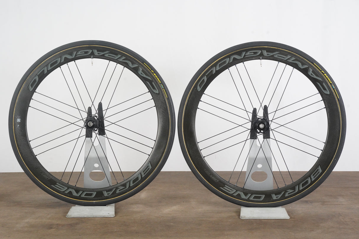 Campagnolo Bora One 50 Carbon Tubular Disc Brake Wheelset Campagnolo 11 Speed