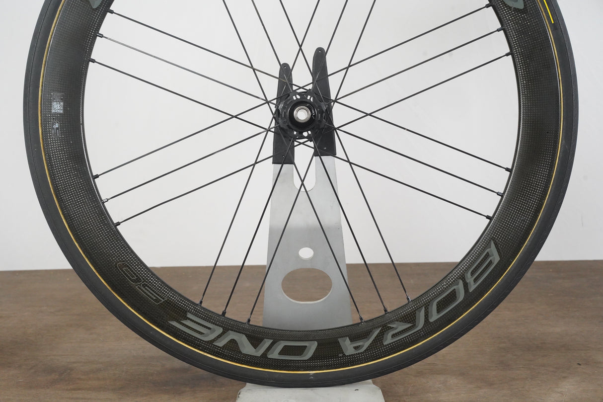 Campagnolo Bora One 50 Carbon Tubular Disc Brake Wheelset Campagnolo 11 Speed