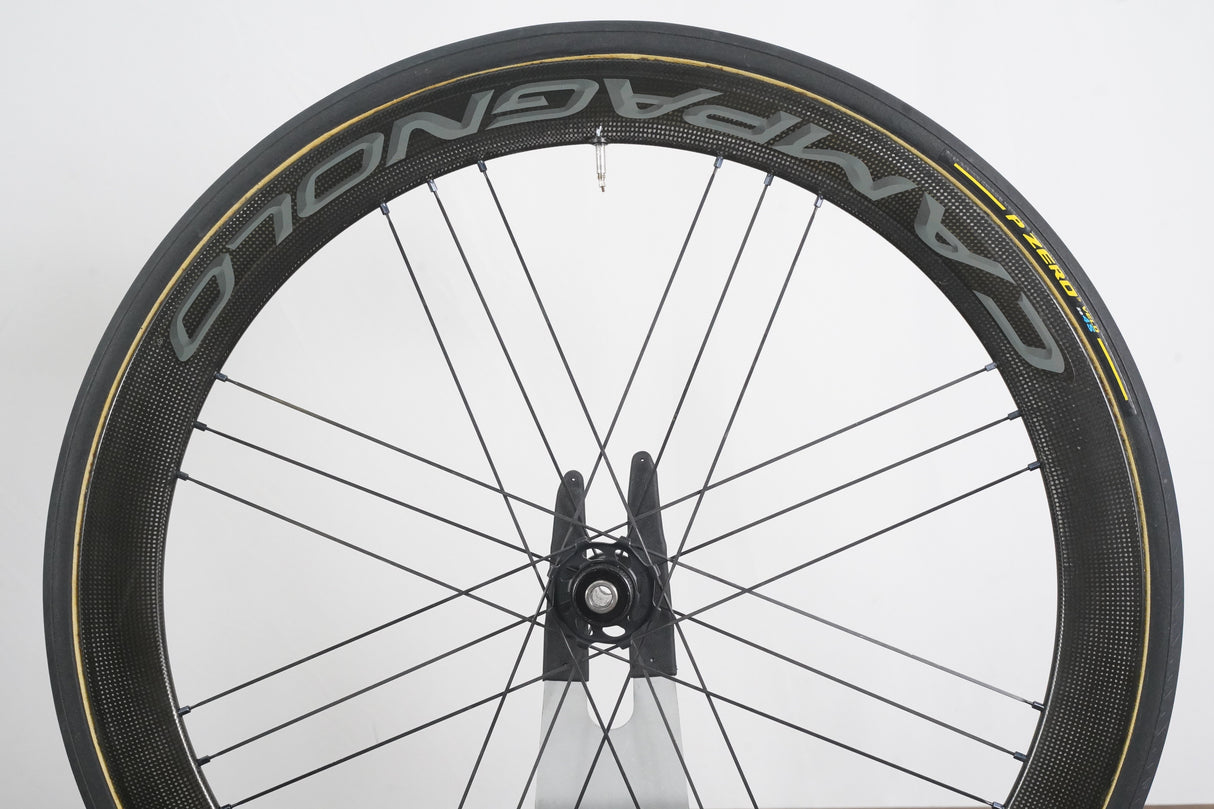 Campagnolo Bora One 50 Carbon Tubular Disc Brake Wheelset Campagnolo 11 Speed