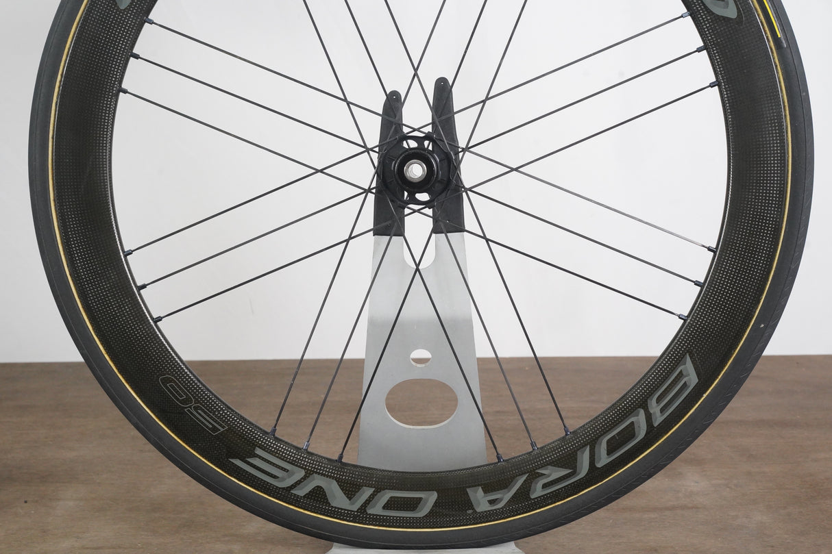 Campagnolo Bora One 50 Carbon Tubular Disc Brake Wheelset Campagnolo 11 Speed