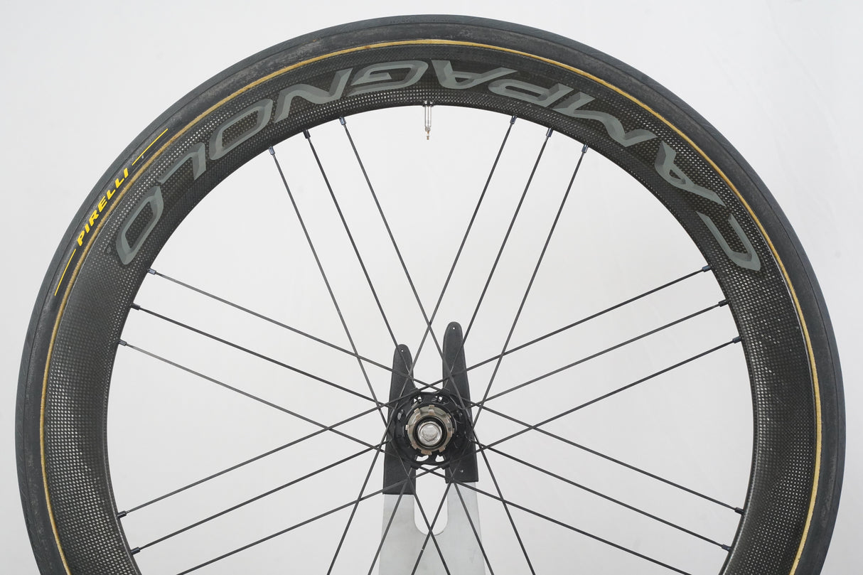 Campagnolo Bora One 50 Carbon Tubular Disc Brake Wheelset Campagnolo 11 Speed