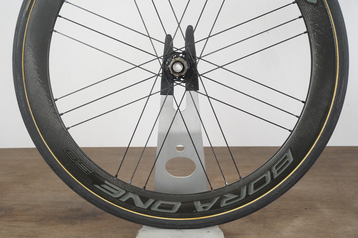 Campagnolo Bora One 50 Carbon Tubular Disc Brake Wheelset Campagnolo 11 Speed