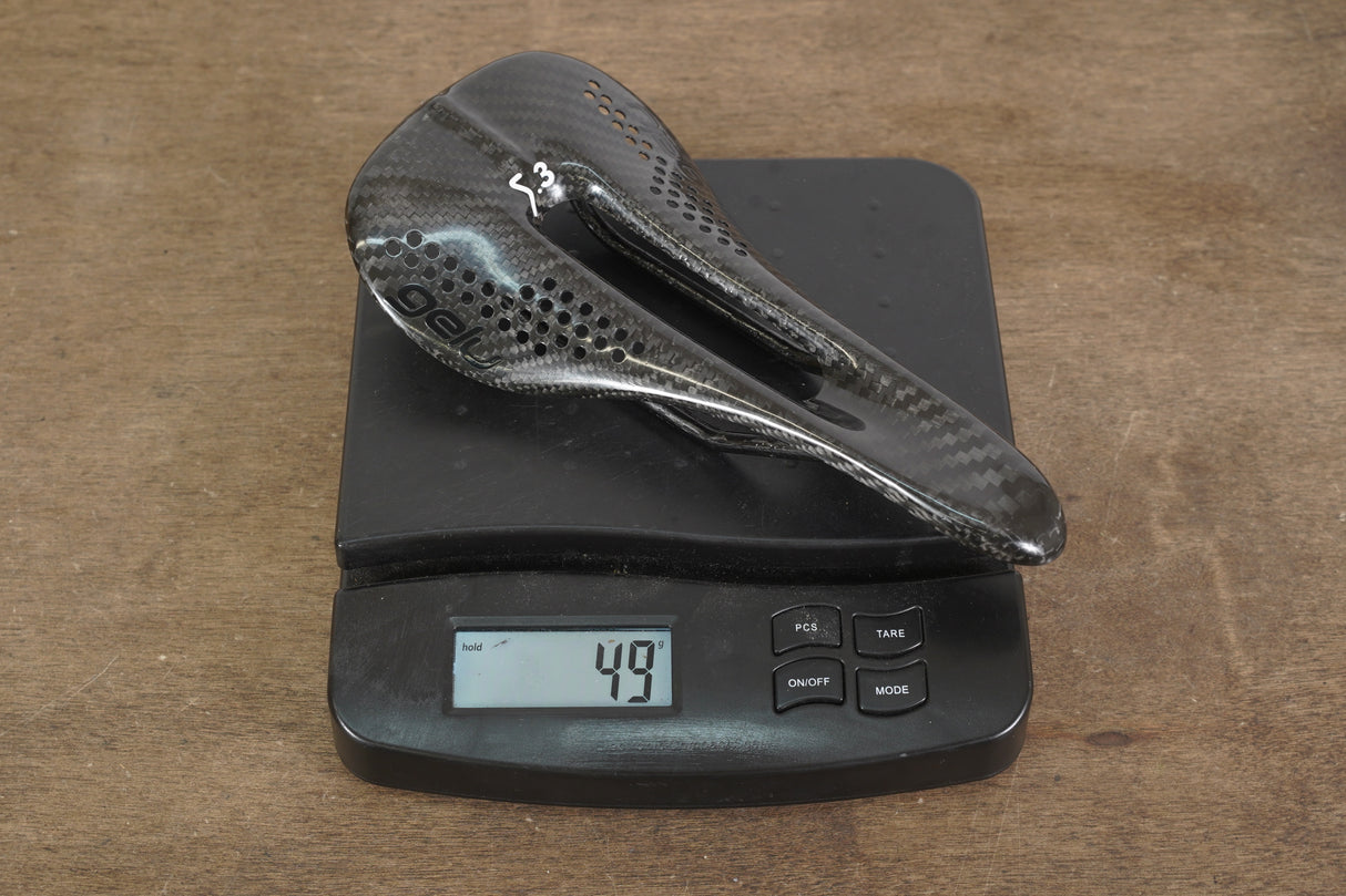 122mm Gelu Carbon Road Saddle 49g