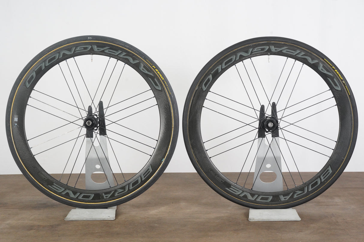 Campagnolo Bora One 50 Carbon Tubular Disc Brake Wheelset Campagnolo 11 Speed