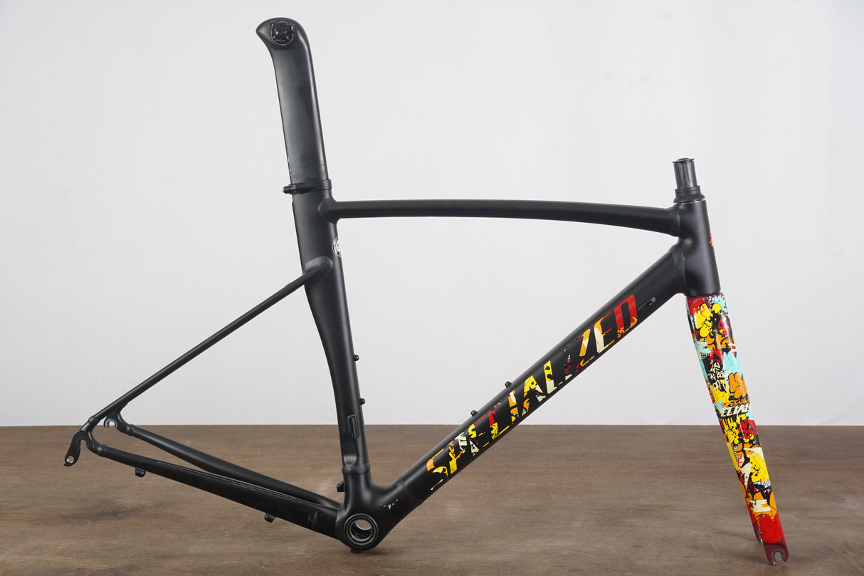 54cm Specialized Allez Sprint Alloy Grafitti Rim Brake Road Frameset