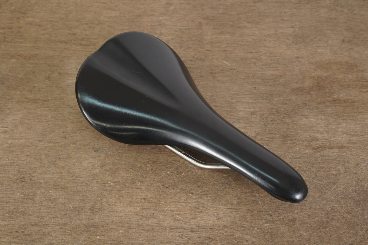 142mm (Shallow) Fabric Scoop Cr-Mo Rail Road Saddle 259g