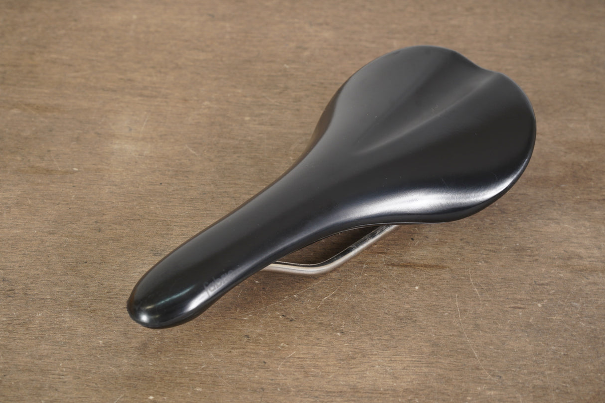 142mm (Shallow) Fabric Scoop Cr-Mo Rail Road Saddle 259g
