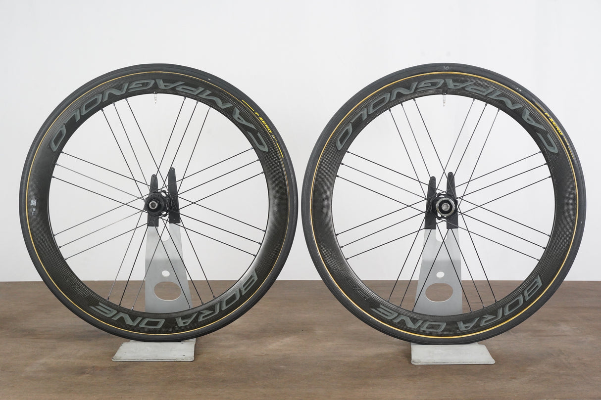 Campagnolo Bora One 50 Carbon Tubular Disc Brake Wheelset Campagnolo 11 Speed