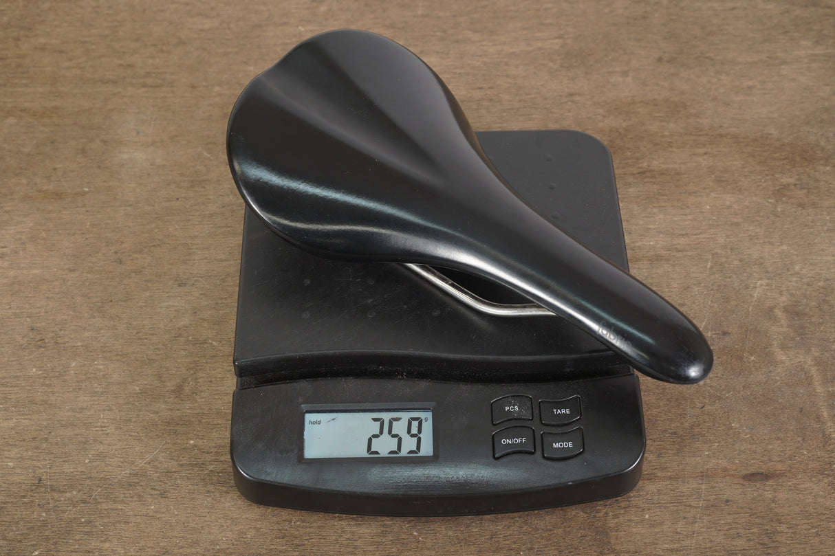 142mm (Shallow) Fabric Scoop Cr-Mo Rail Road Saddle 259g