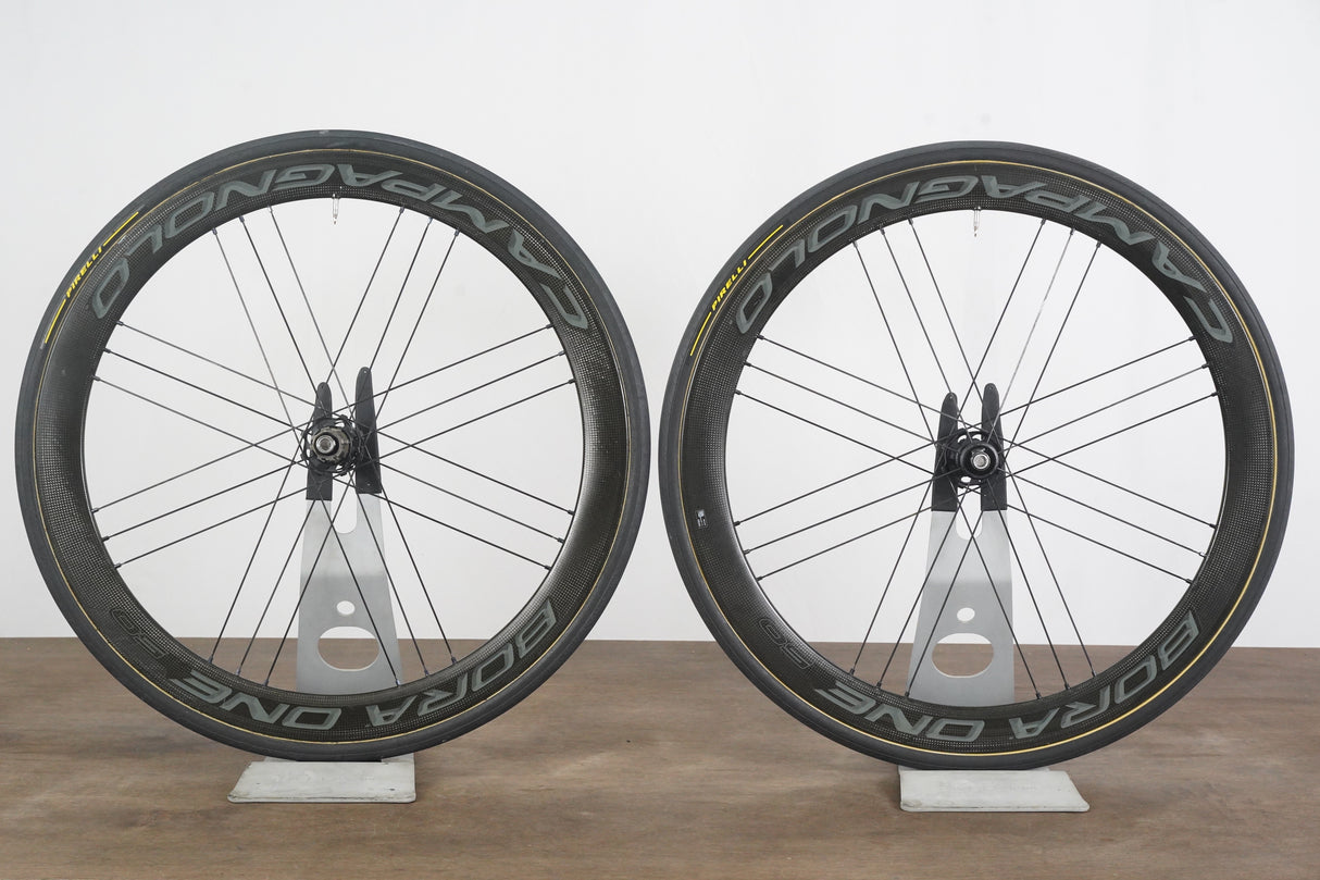 Campagnolo Bora One 50 Carbon Tubular Disc Brake Wheelset Campagnolo 11 Speed