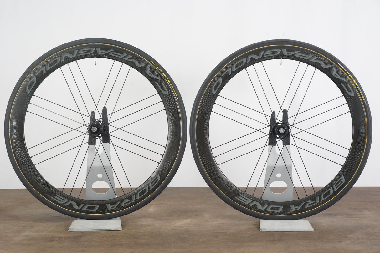 Campagnolo Bora One 50 Carbon Tubular Disc Brake Wheelset Campagnolo 11 Speed