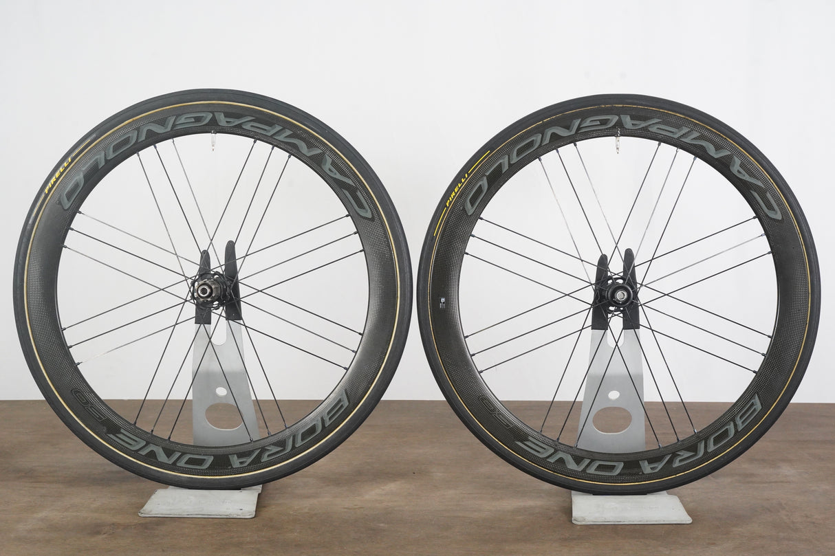 Campagnolo Bora One 50 Carbon Tubular Disc Brake Wheelset Campagnolo 11 Speed