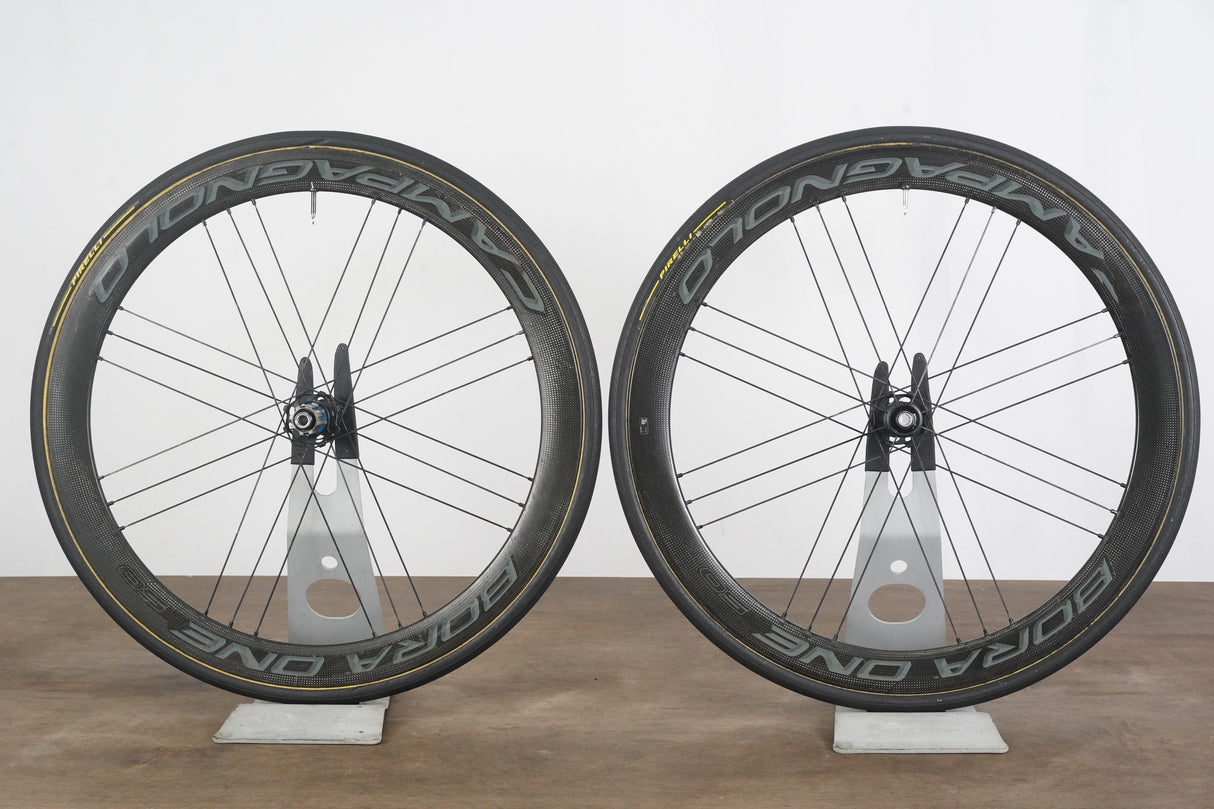 Campagnolo Bora One 50 Carbon Tubular Disc Brake Wheelset Campagnolo 11 Speed