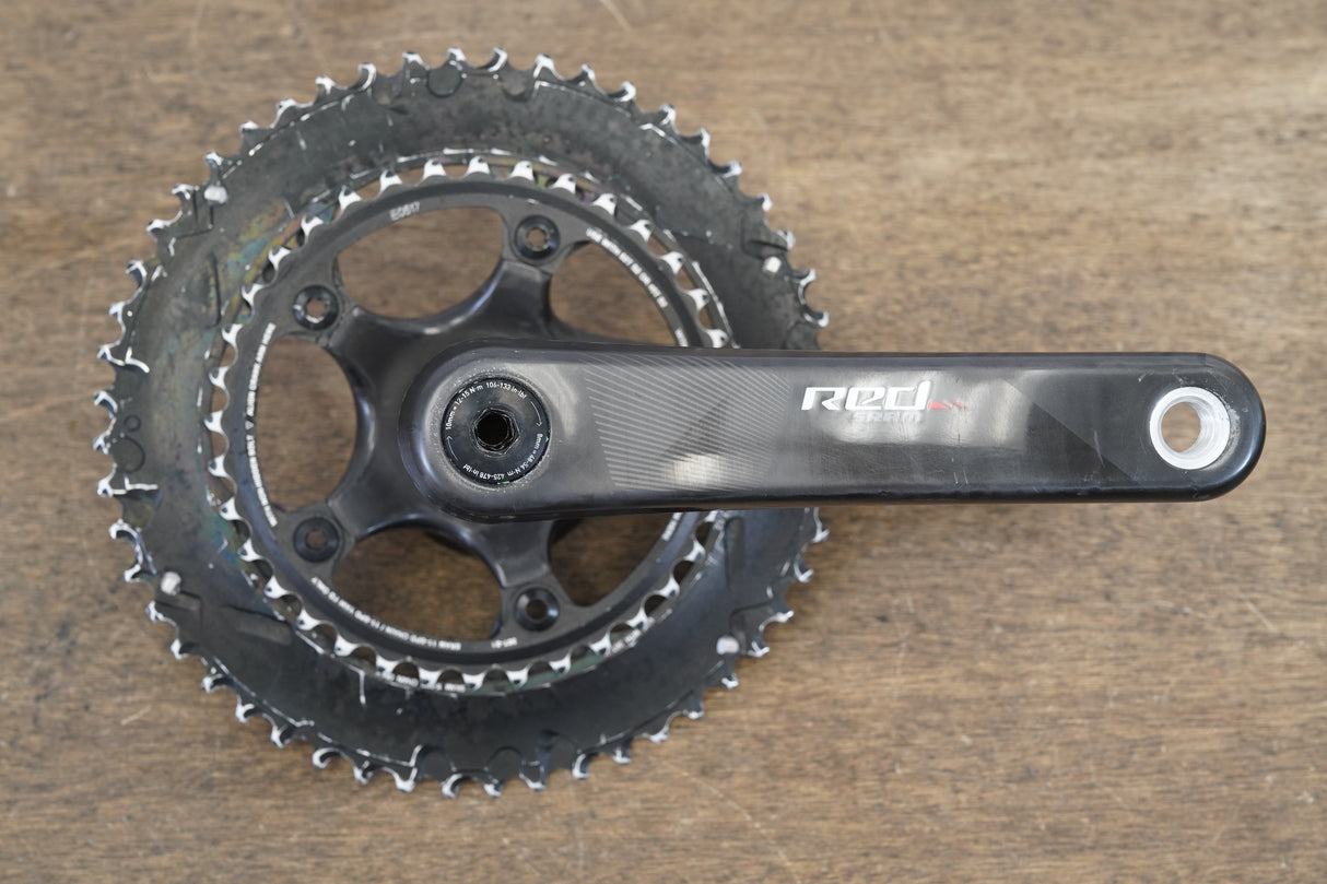 170mm 52/36T GXP SRAM Red 22 Carbon Crankset 591g