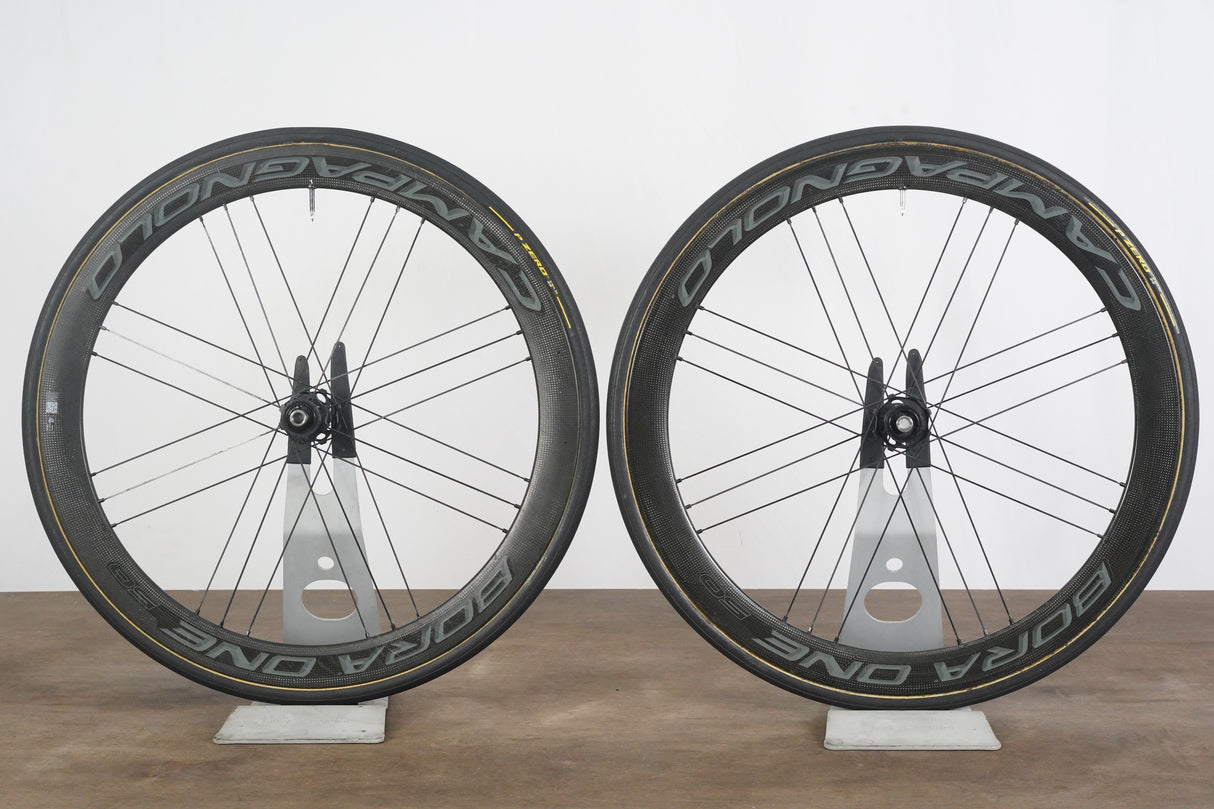Campagnolo Bora One 50 Carbon Tubular Disc Brake Wheelset Campagnolo 11 Speed