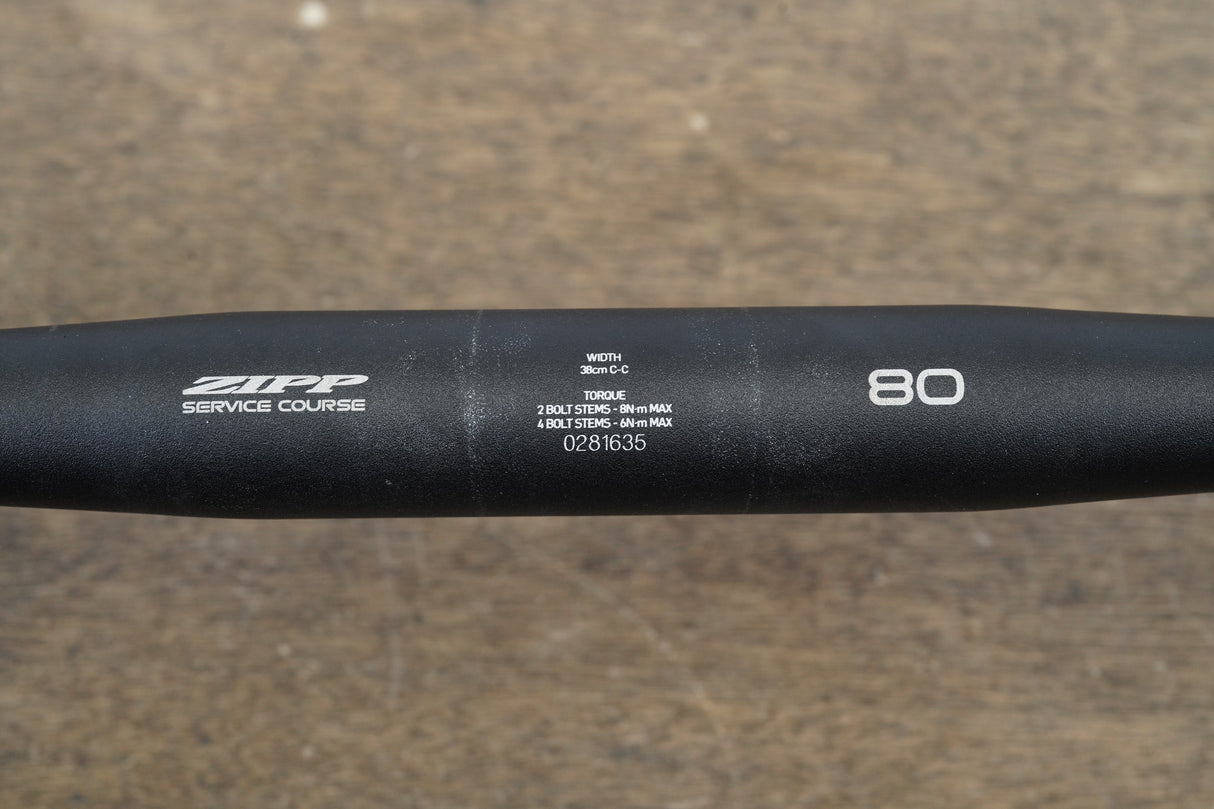 38cm Zipp Service Course 80 Alloy Compact Road Handlebar 31.8mm