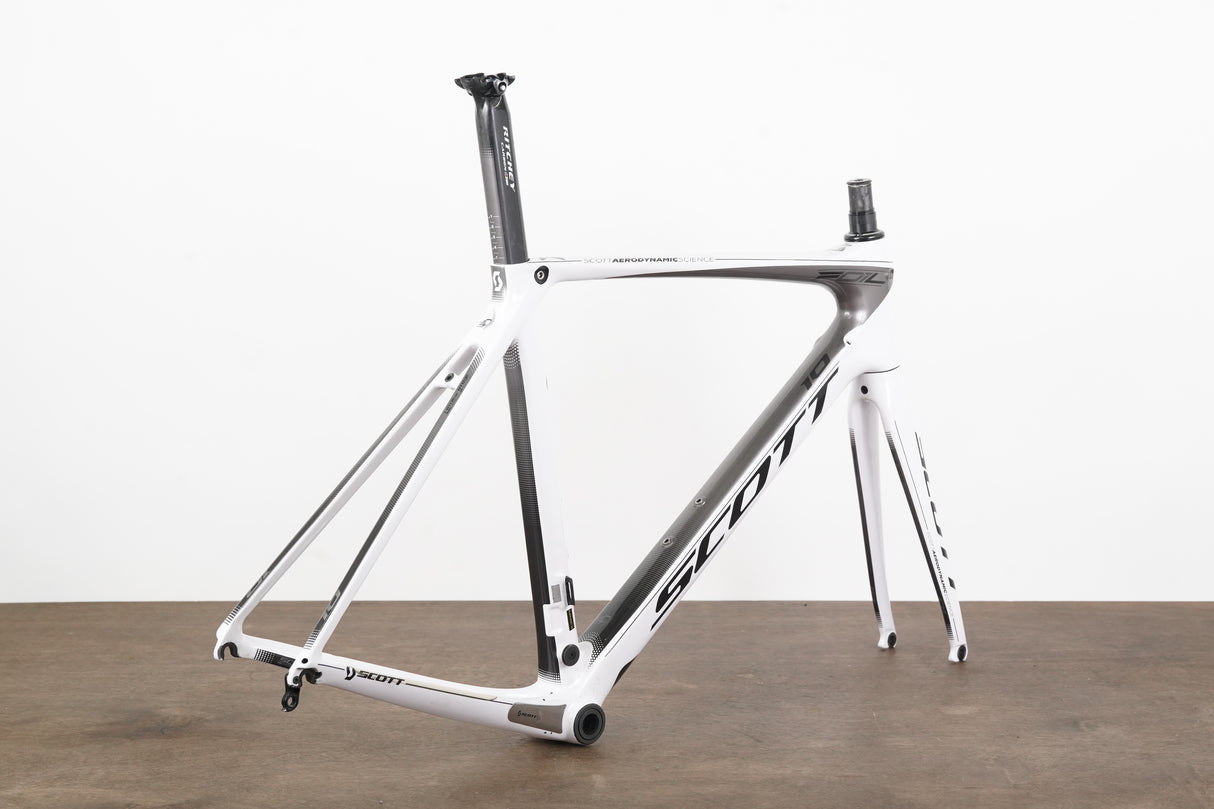 L (56cm) Scott Foil 10 Carbon Aero Rim Brake Road Frameset