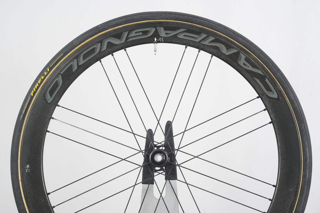 FRONT Campagnolo Bora One 50 Carbon Tubular Disc Brake Wheel