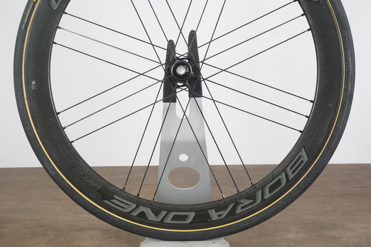 FRONT Campagnolo Bora One 50 Carbon Tubular Disc Brake Wheel