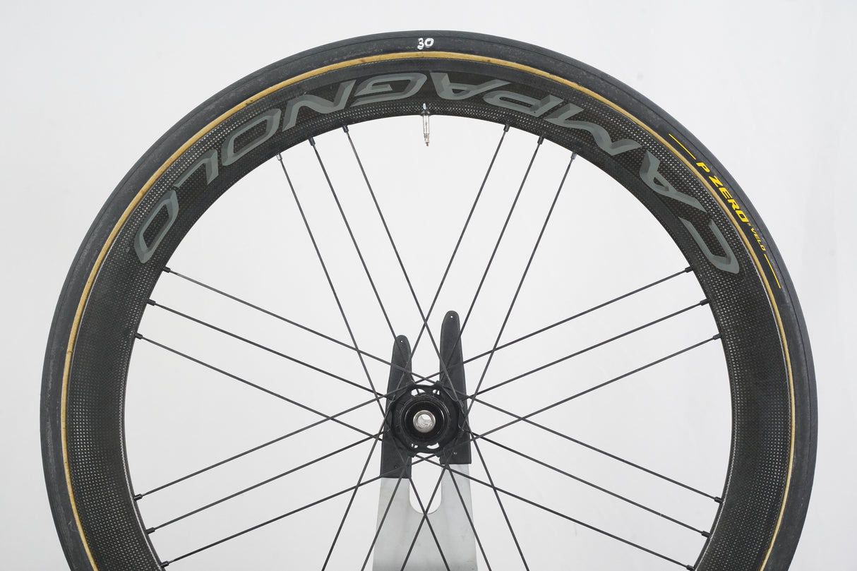 FRONT Campagnolo Bora One 50 Carbon Tubular Disc Brake Wheel