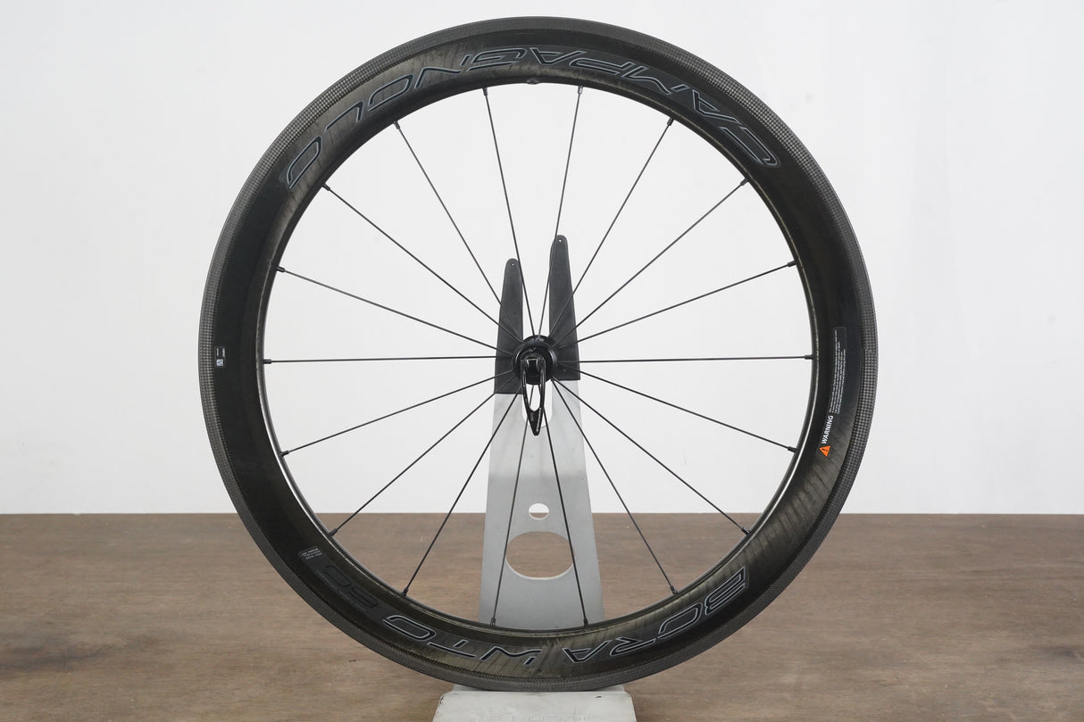 FRONT Campagnolo Bora WTO 60 Carbon Tubeless Clincher Rim Brake Wheel