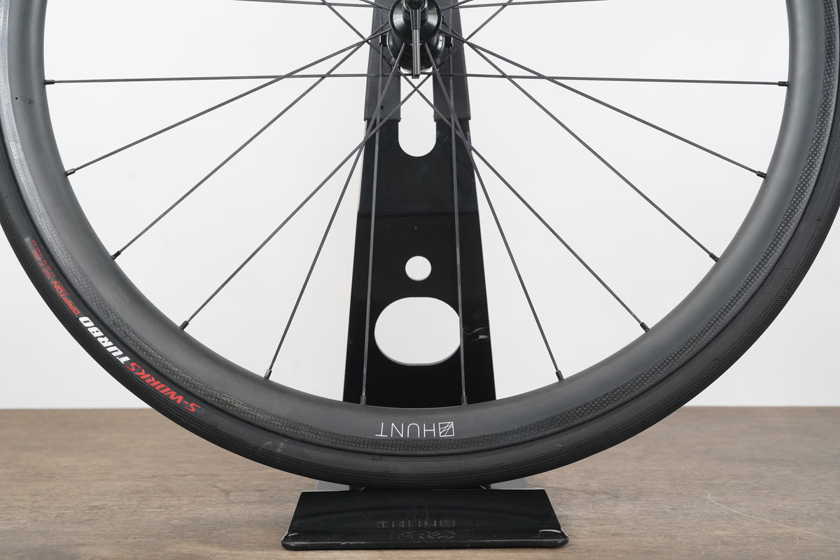 Hunt 36 Carbon Tubeless Clincher Rim Brake Wheelset SRAM XDR 12 Speed