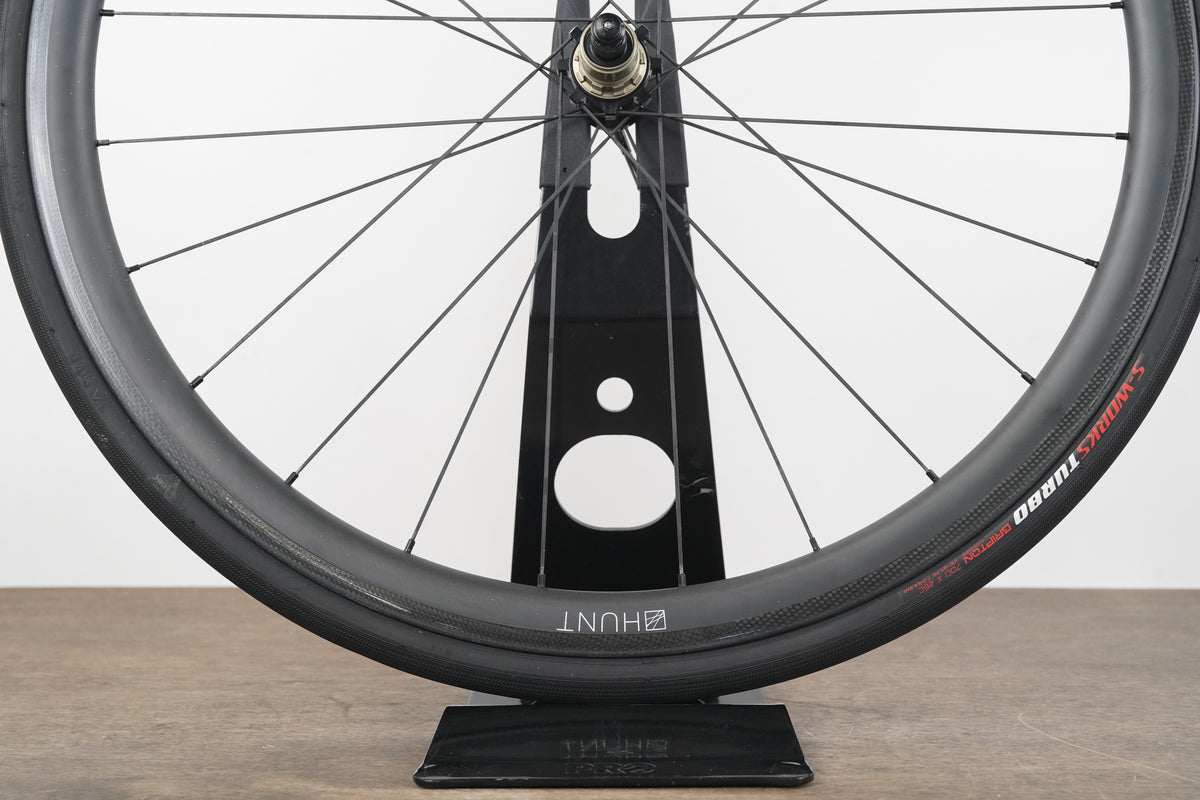 Hunt 36 Carbon Tubeless Clincher Rim Brake Wheelset SRAM XDR 12 Speed