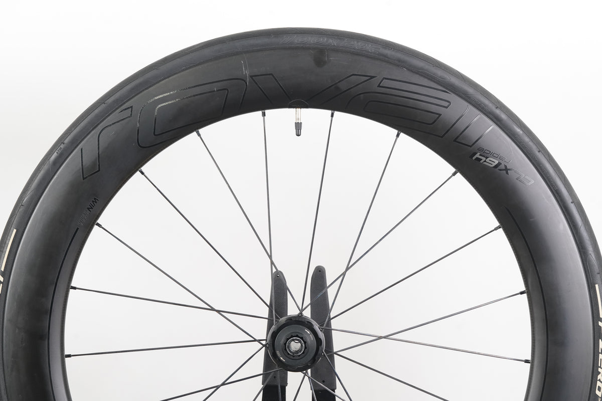 Roval CLX 64 Carbon Tubeless Clincher Disc Brake Wheelset SRAM XDR 12 Speed