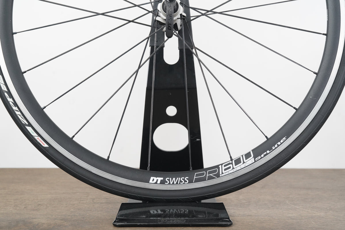 DT Swiss PR 1600 Spline Alloy Clincher Rim Brake Wheelset Shimano/SRAM 11 Speed