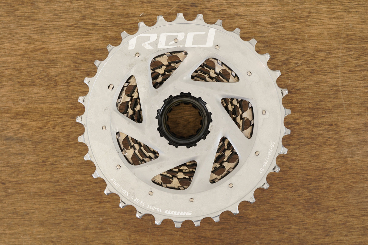 10-33T SRAM Red AXS CS-XG-1290-D1 12 Speed XDR Road Cassette 210g