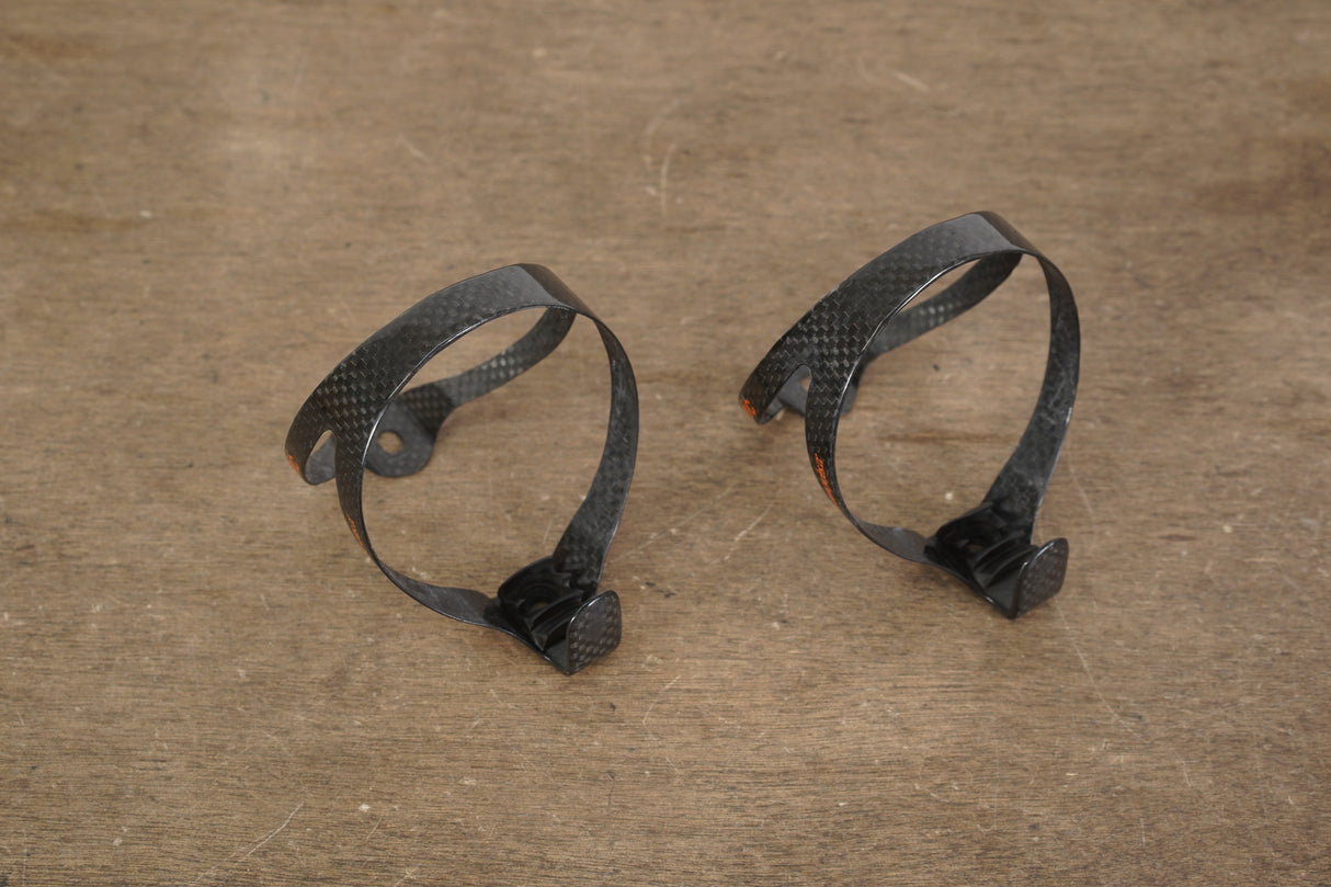 (2) Carbon Cycles Exotic Race Carbon Water Bottle Cages 23g