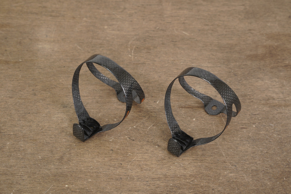 (2) Carbon Cycles Exotic Race Carbon Water Bottle Cages 23g