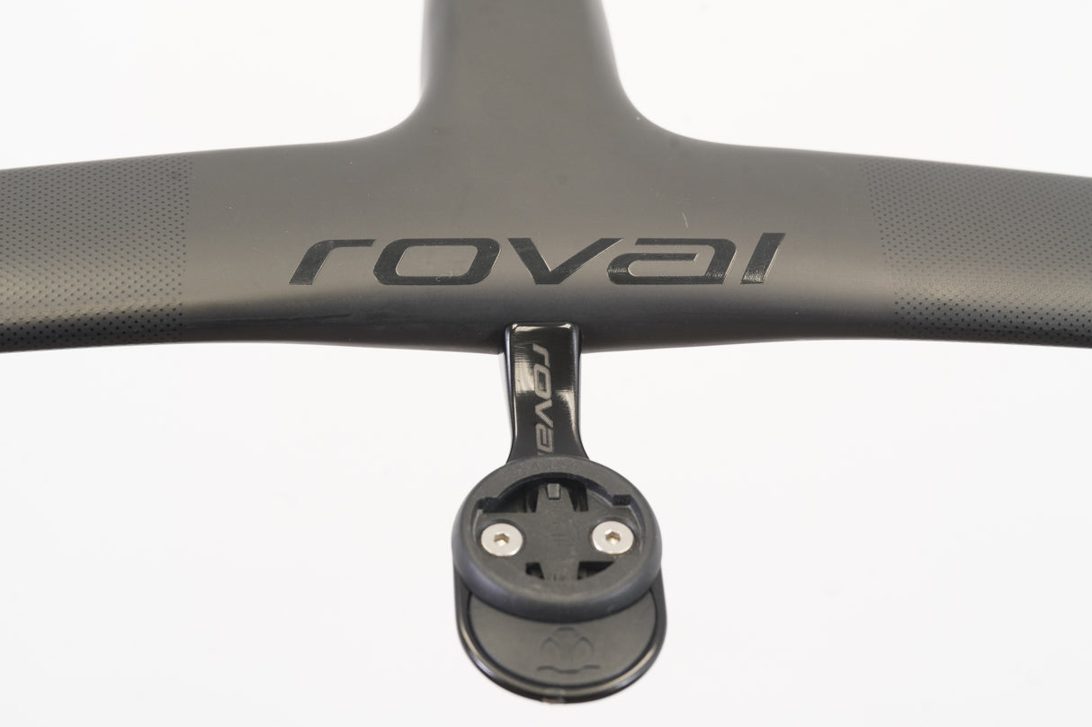 40cm 90mm Roval Rapide Carbon Integrated Barstem Handlebar + Mount 1 1/8"