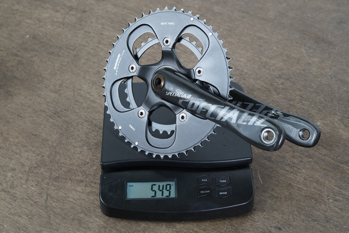 175mm 50/34T BB30 Specialized Carbon Road Crankset