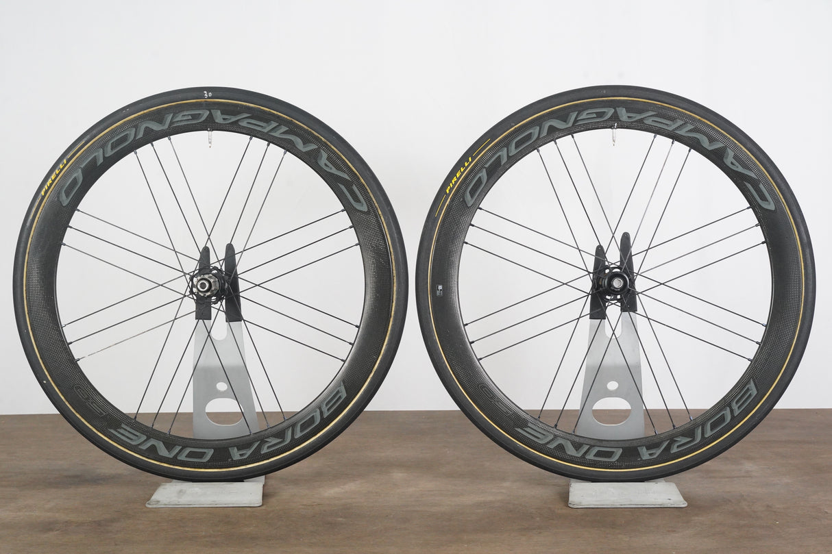 Campagnolo Bora One 50 Carbon Tubular Disc Brake Wheelset Campagnolo 11 Speed