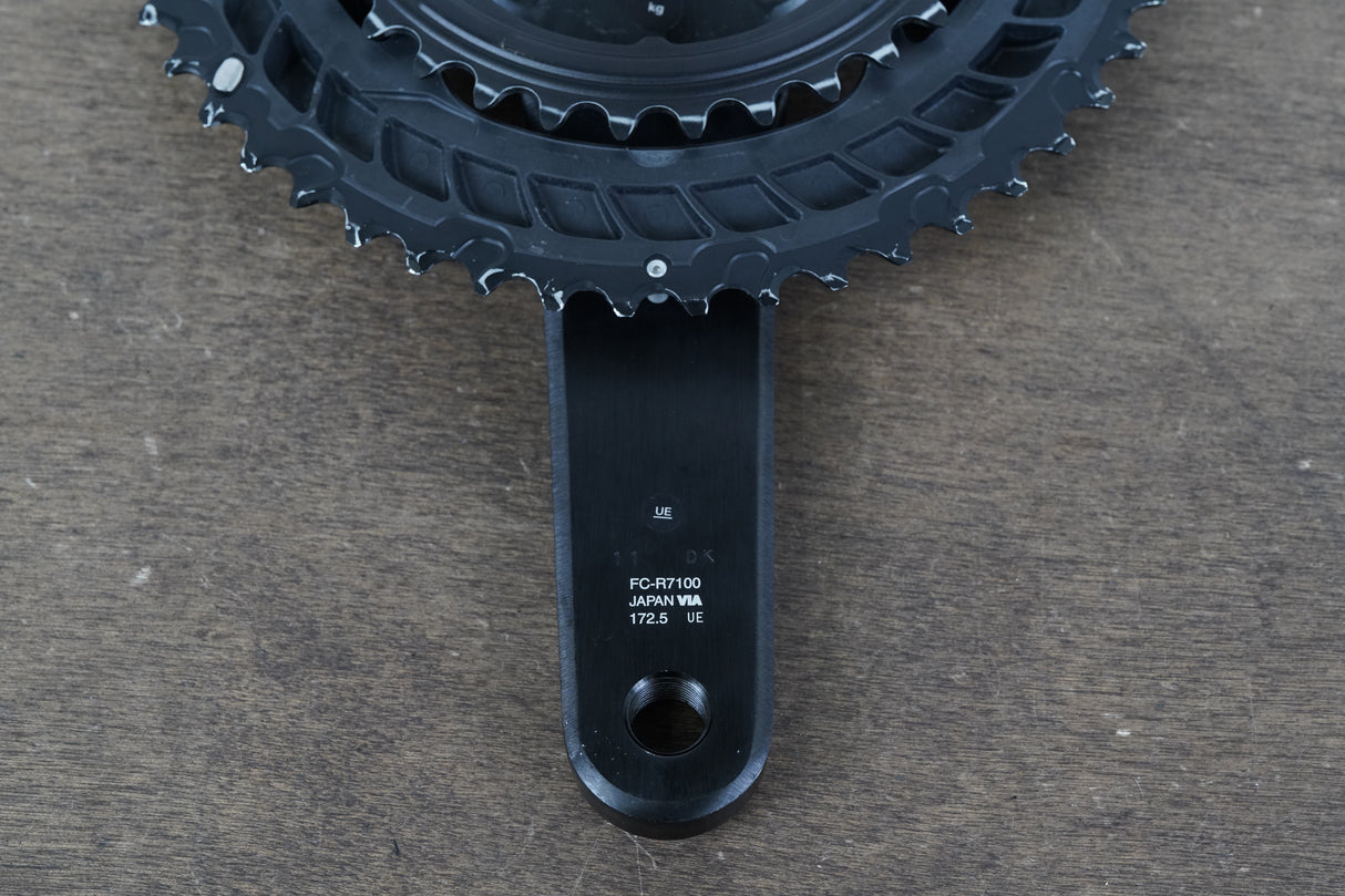 DS 172.5mm 50/34T Shimano 105 FC-R7100 12 Speed Road Crank Arm 7100 569g