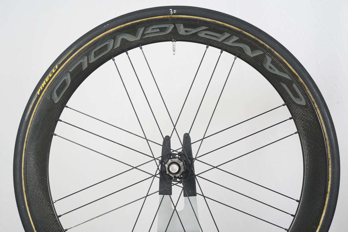 Campagnolo Bora One 50 Carbon Tubular Disc Brake Wheelset Campagnolo 11 Speed