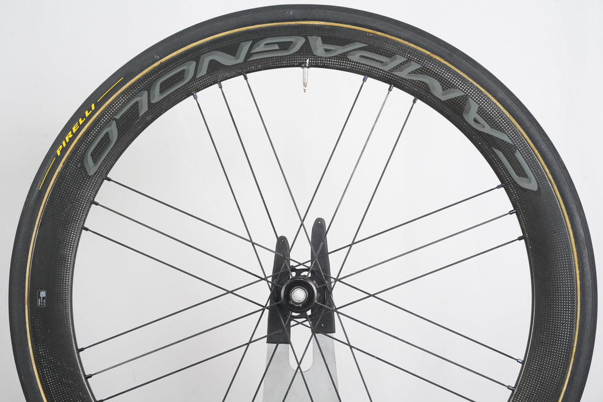 Campagnolo Bora One 50 Carbon Tubular Disc Brake Wheelset Campagnolo 11 Speed