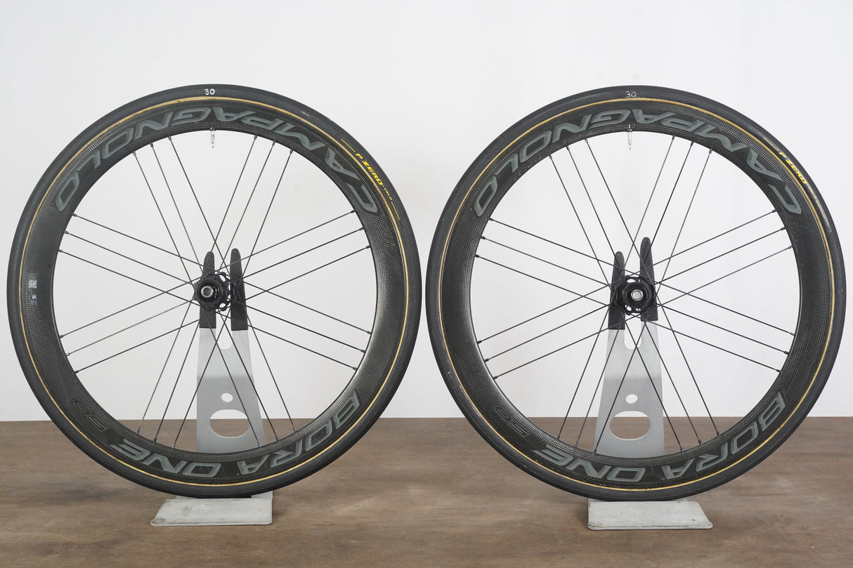 Campagnolo Bora One 50 Carbon Tubular Disc Brake Wheelset Campagnolo 11 Speed