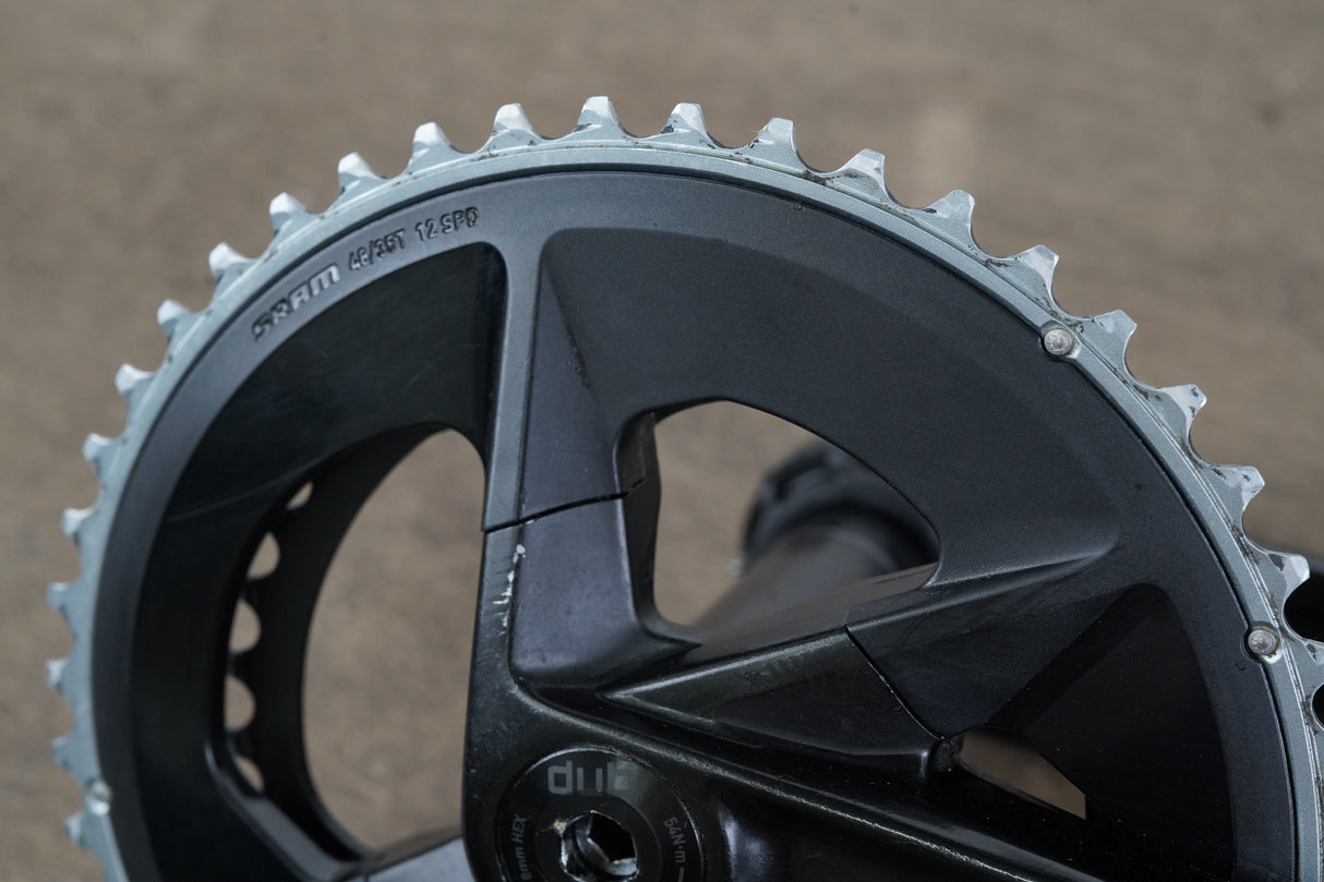 175mm 48/35T DUB SRAM Rival AXS D1 12 Speed Road Crankset 862g