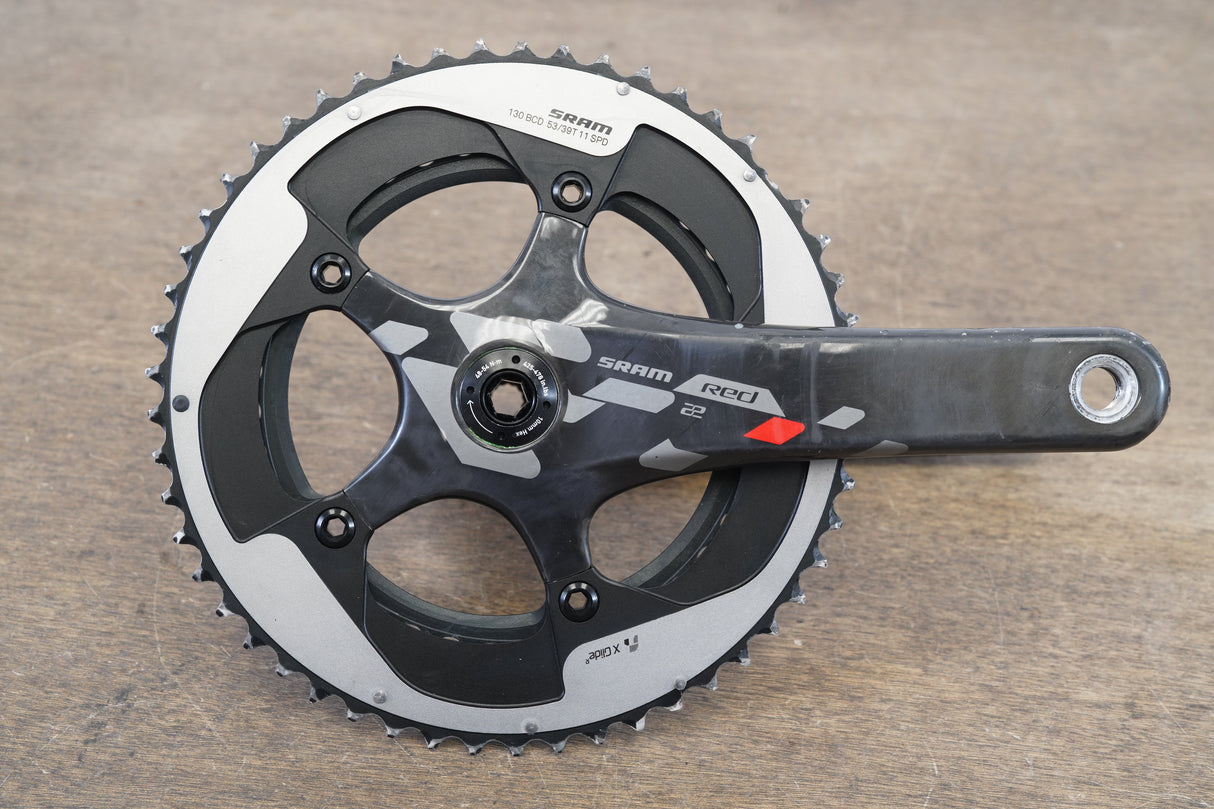 175mm 53/39T BB30 SRAM Red 22 Carbon Stages Power Meter Crankset
