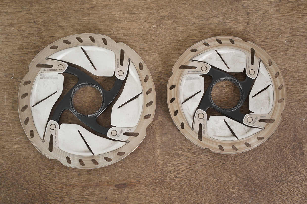 (2) 140mm/160mm Shimano Ultegra SM-RT800 Center Lock Disc Brake Rotors RT 800