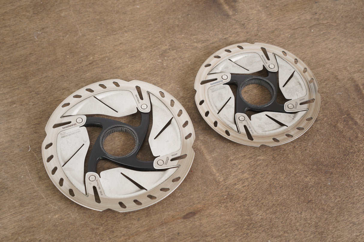 (2) 140mm/160mm Shimano Ultegra SM-RT800 Center Lock Disc Brake Rotors RT 800