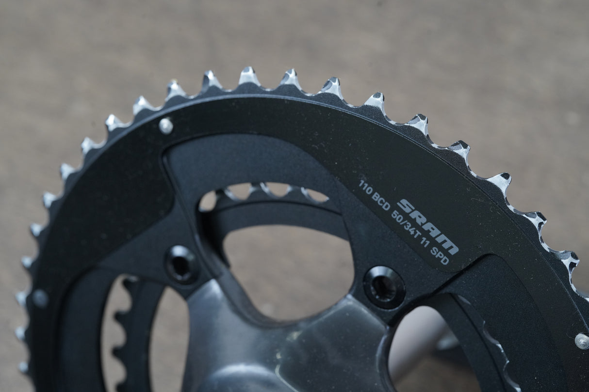 170mm 50/34T GXP SRAM Red 22 Carbon Crankset 571g